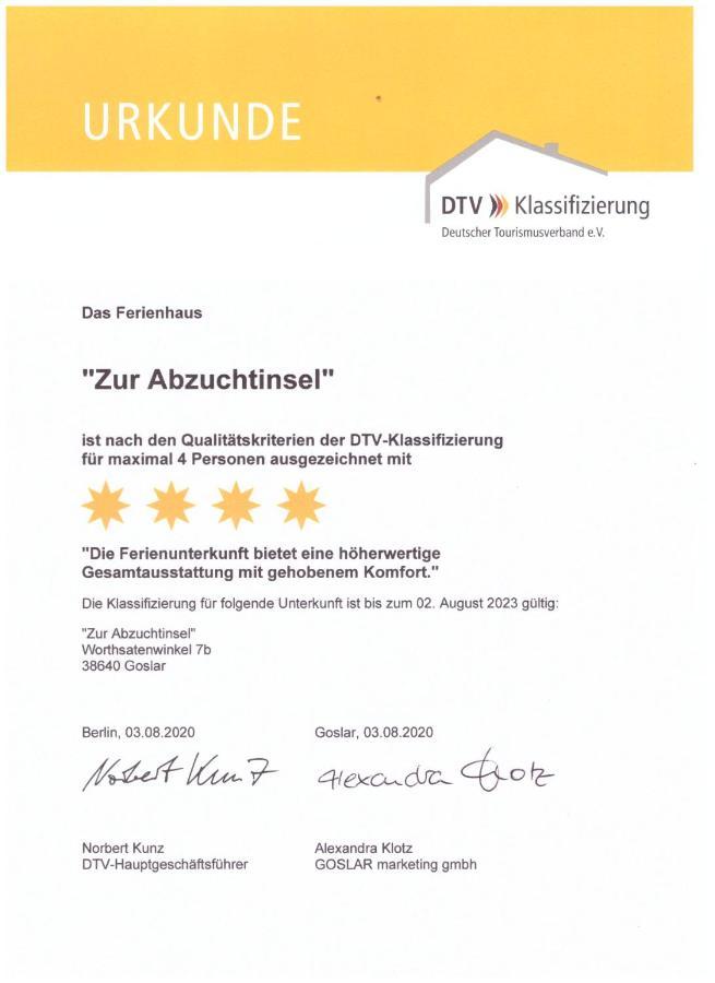 Ferienhaus Zur Abzuchtinsel 戈斯拉尔 外观 照片
